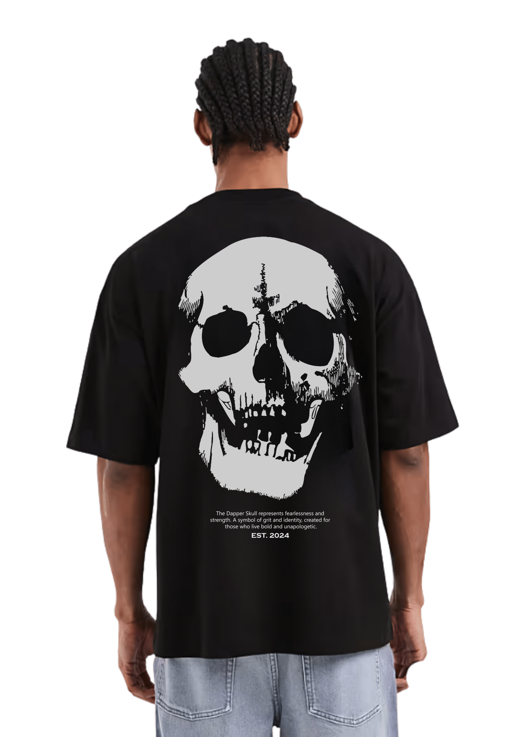 Dapper Skull Oversize tee