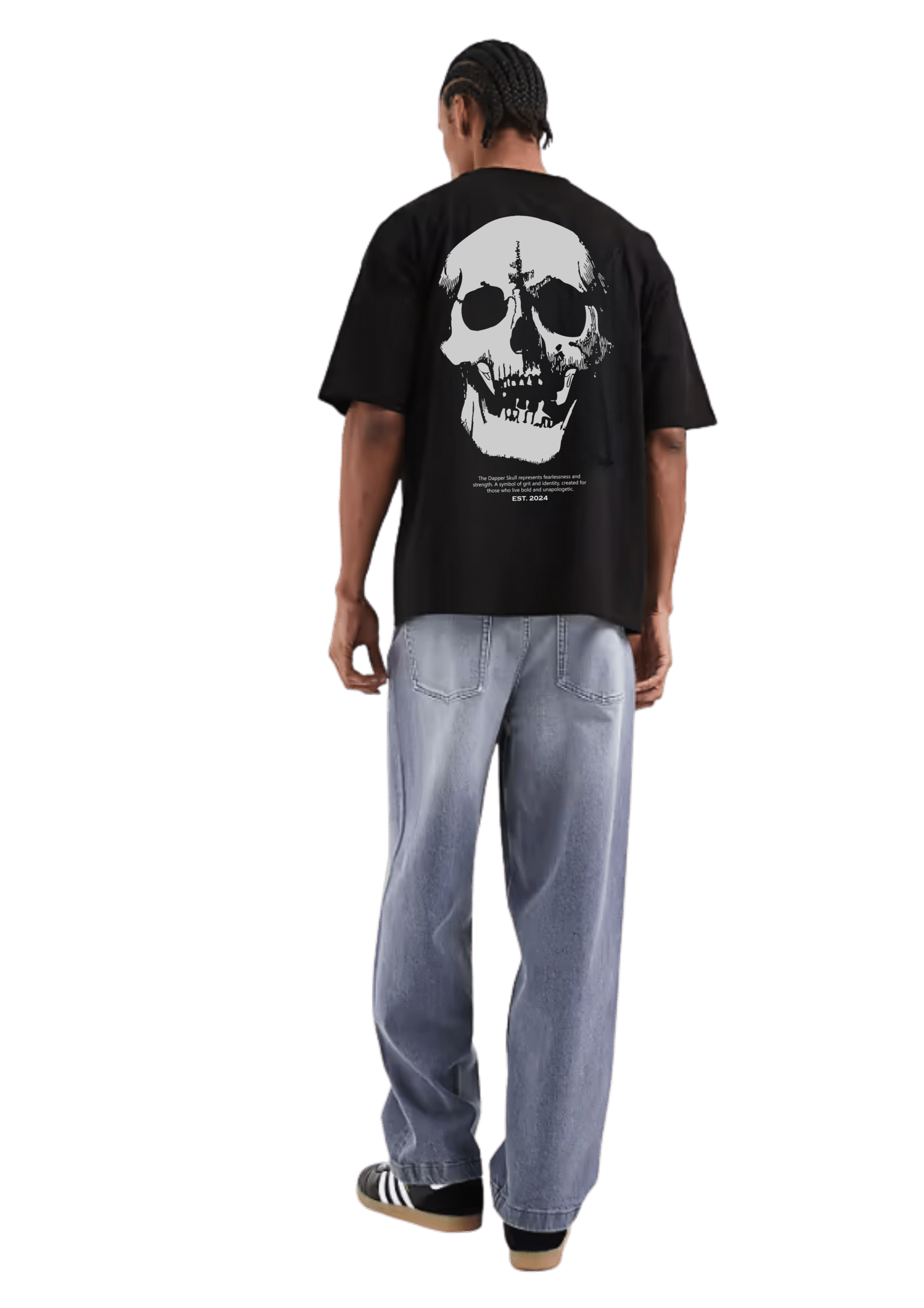 Dapper Skull Oversize tee
